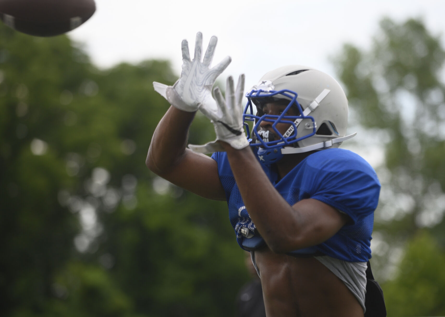 Lutheran St. Charles football practice